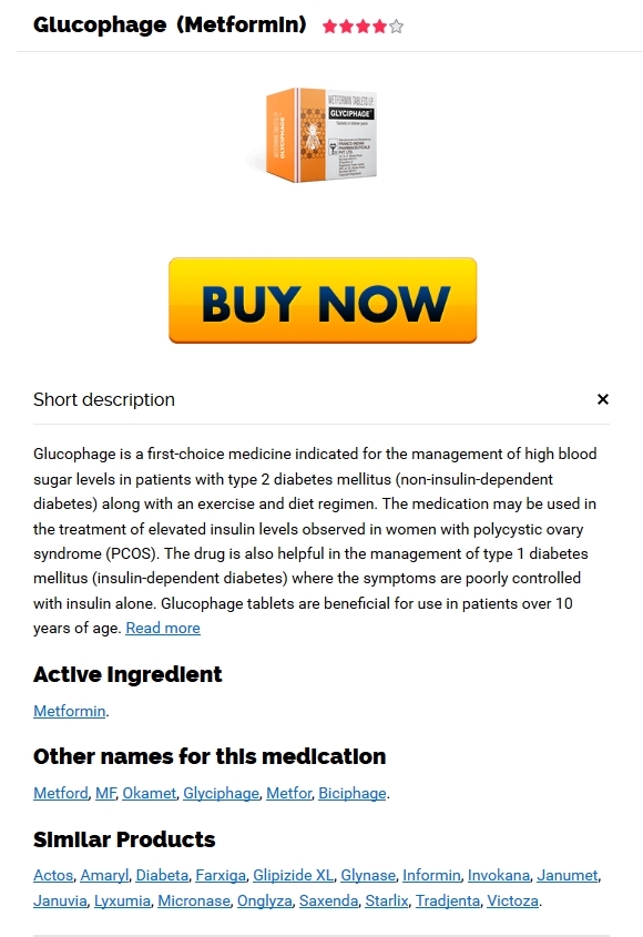 Glucophage (Metformin) box with Buy Now button
