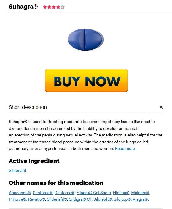 Suhagra blue pill above yellow Buy Now button